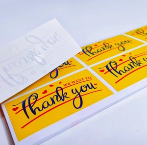 Autocollants personnalisés pour petites entreprises, impression en gros, merci pour votre commande - Product Image 1