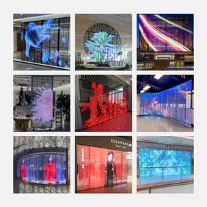 Flexible Led <b>Film</b> Crystal Display Screen P3.91-7.8Transparent on Shopping Mall Glass PSLED Transparent Flexible Led <b>Film</b> Screen - Product Image 1
