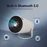 Mini projecteur HD portable M5 pour le cinéma à domicile et le bureau prend en charge les projecteurs mobiles pour téléphone portable Système Android Connexion sans fil