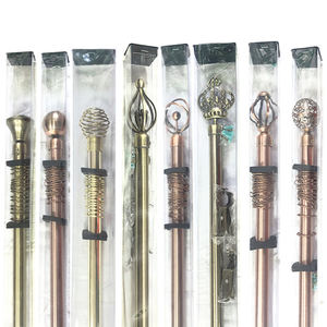 <span class=keywords><strong>Bon</strong></span> <span class=keywords><strong>prix</strong></span> embout de tringle à rideau en cristal embouts de tringles à rideau romaines torsadées <span class=keywords><strong>Double</strong></span> rideau de porte en PVE - Product Image 4