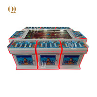 QIQU prix usine debout 8 joueurs divertissement poisson jeu Table arcade pêche jeux Machine DASHENGXIANGLONG