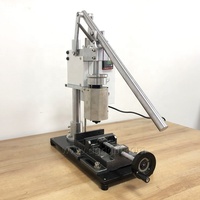 Petite machine de moulage par injection manuelle de bureau pour test d'extrusion de moules en plastique