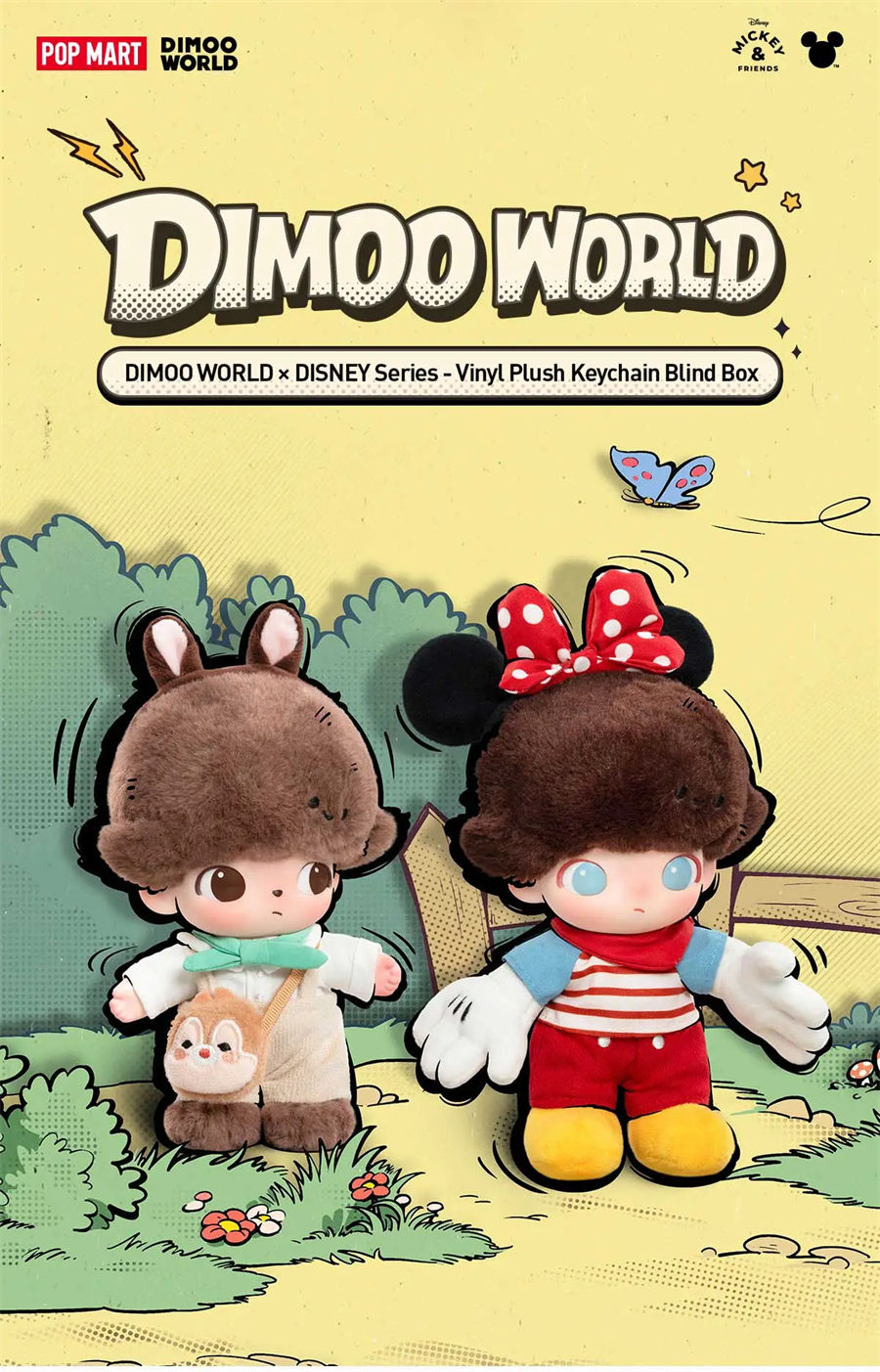 Popmart Dimoo World DIS NEYY Series - Mystery Blind Boxes