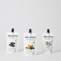 Herbruikbare staande spout pouch met dop voor vloeibare dranken, verpakking voor navulling, hoge barrière, food grade zak, speciaal voor amandel-kikkererwten plantenmelk.