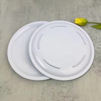 Assiette en mélamine personnalisée non toxique, résistante au lave-vaisselle, 25,3 cm, pour mariage, fête, maison et cuisine (vente en gros)