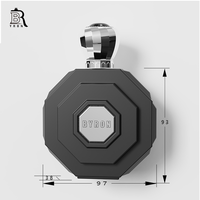 Flacon de parfum en verre de luxe en gros pour fabricants - Bouteille en verre de 100 ml avec logo personnalisé