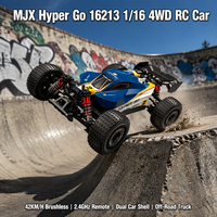 Voiture RC MJX Hyper Go 16213 1/16 4x4 42KM/H, camion RC brushless 2.4GHz, voiture télécommandée tout-terrain, jouets RC à double coque