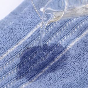 Serviette de toilette en coton 100% tissé jacquard rayé avec logo personnalisé pour la maison, l'hôtel, usage adulte, en stock - Product Image 2