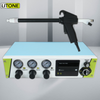 Litone Tribo Pulverbeschichtungssystem für Komplexe Metallteile Automobil-Leichtmetallfelgen Industrielle Anwendung 110-220V CE T1