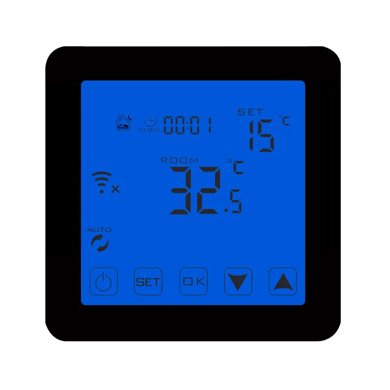 Elektrische Verwarming Systeem Draadloze Temperatuur Controller Regulator App Controlled Intelligente En Slimme Wifi Kamerthermostaat