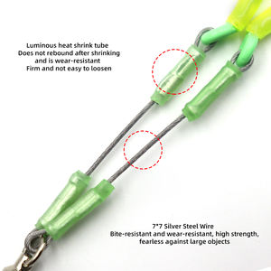 Hameçons assistés OEM 7/0 9/0 en acier haute teneur en carbone pour la pêche en mer, leurres brillants pour la pêche en rivière, haute qualité pour la pêche au gros gibier en eau salée - Product Image 6