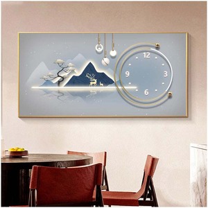 Decorative <strong>Wall</strong> <strong>Clock</strong> Painting Crystal Porcelain <strong>Silent</strong> Pointer Battery Powered <strong>Wall</strong> <strong>Clock</strong> - Product Image 6