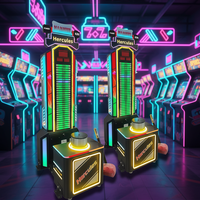Münzbetriebener Edelstahl-Boxhammer: Großer Schlagkraft-Tester für Indoor-Fitness und Arcade-Spielhallen – 1 Jahr Garantie