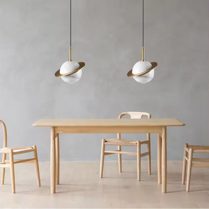 Lámpara LED minimalista de bola de mármol, lámpara colgante de un solo cabezal para restaurante o aplicación de cabecera de hospital - Product Image 6