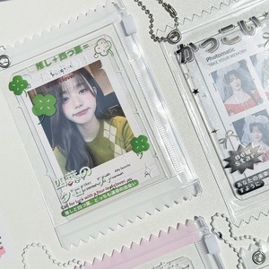 Nuevo Kpop Idol diseño personalizado PVC plástico foto Tarjetero con llavero álbum foto Tarjetero con película Prrotect - Product Image 4