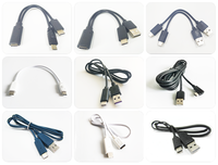 Ponsel Kustom Tipe C Male untuk Membuka Kabel Pengisi Daya Pendek 90 Derajat Sudut Kanan USB Kabel Tipe C