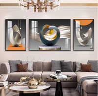 HD 3-Paire Cristal Porcelaine Peinture Salon Suspendu Image Impression Mur Art Œuvres Nature Morte Impression sur Toile