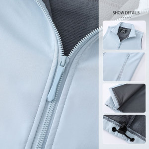 2025 personnalisé nouvelle <span class=keywords><strong>randonnée</strong></span> en plein air veste <span class=keywords><strong>sans</strong></span> manches chaud et coupe-vent débardeur équipe Logo personnalisé gilet pour femmes - Product Image 2