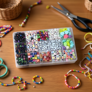 Ilan Abalorio Manualidades <b>Bead</b> <b>Set</b> 550Pc 10x17Cm Craft Kit - Product Image 2