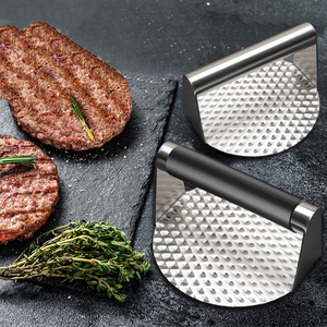 Yapışmaz Et Izgara Presi Paslanmaz Çelik <span class=keywords><strong>Burger</strong></span> Presi Smash <span class=keywords><strong>Burger</strong></span> Presi Izgara Aksesuarları için Saplı - Product Image 2
