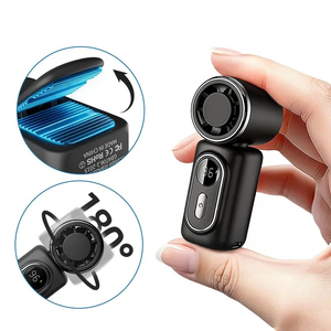Ventilador USB Portátil 3 en 1 con Clip, Baterías Integradas de 1800mAh, Puerto USB, 5 Velocidades, 180°, Venta al Por Mayor de Fábrica °   Flujo de Aire Ajustable - Product Image 1
