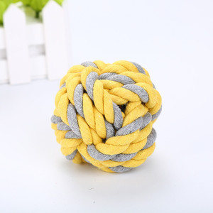 Grosir mainan anjing kualitas tinggi persediaan hewan peliharaan mainan tali katun anjing Grinding gigi mainan hewan peliharaan - Product Image 2