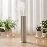 Diffuseur d'arômes électrique haut de gamme en aluminium 4000 mAh sans fil rechargeable à deux liquides, contrôlé par application, sans eau, design personnalisé pour hôtel