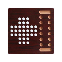 Jeu d'échecs 10-en-1 Tic Tac Toe Backgammon Ludo Mancala Solitaire Jeu de société en bois