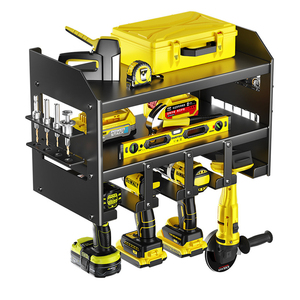 Organisateur d'outils mural en tôle sur mesure pour outils électriques, support robuste pour perceuse sans fil, organisateur d'outils mural - Product Image 4