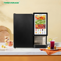 Máquina de Enfriamiento Integrada con Pantalla Táctil Grande de 21.5 Pulgadas, Dispensador de Bebidas y Jugos BIB para Negocios de Catering