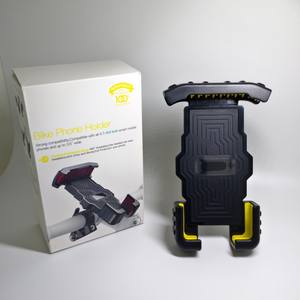 Support de téléphone <span class=keywords><strong>pour</strong></span> guidon de moto, support de téléphone <span class=keywords><strong>pour</strong></span> vélo, vélo électrique, scooter, compatible avec les téléphones mobiles de 4,6 à 6,5 pouces - Product Image 5