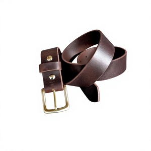 Cinturones de Cuero para Hombre de Longitud Personalizada, Accesorios de Estilo Vintage, Impermeables, Diseño Personalizado, Hechos a Mano, de Lujo, con Hebilla Cuadrada de Acero, en Oferta - Product Image 1