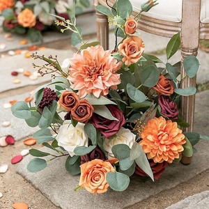 La Mã Cột Lọ Hoa Đám Cưới Vòm Hoa Quả Bóng Chào Đón Khu Vực Nhân Tạo Lụa Đường Dẫn Hoa Hoa Cho Đám Cưới Trang Trí - Product Image 6