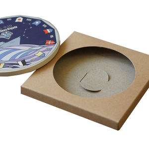 Boîtes en papier kraft brun à prix de gros, boîtes à assiettes, boîte à horloge murale, boîte en <span class=keywords><strong>carton</strong></span> avec fenêtre - Product Image 2