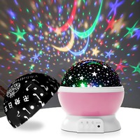 Projecteur de ciel étoilé - Lumière de nuit - 360 °   Lampe LED rotative Galaxie avec effet nébuleuse, cadeaux de Noël pour enfants/décoration de chambre