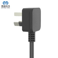 Prise carrée professionnelle DT-34 standard à 3 broches, AC, IEC 10A 250V, conforme à la norme GB T2099, pour les cordons d'alimentation des appareils électroménagers