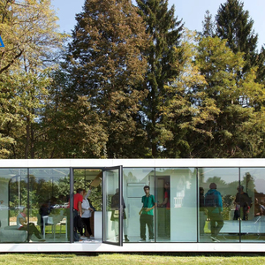 Bureau créatif pour influenceurs, Cabine mobile extérieure pour entrepôt Apple, Cabine Apple pour site touristique, Salle d'activités résidentielle - Product Image 1