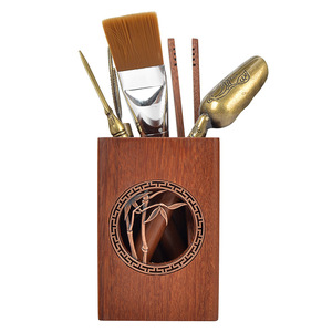 Juego de Té de Madera Heng Hua, Seis Caballeros, Cuadrado, de Palisandro y Ébano, Utensilios para Té Kung Fu, Herramientas para el Té de la Tarde - Product Image 5