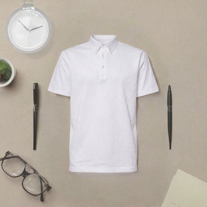 Camisa Casual de Verano 2025 para Hombre, 100% Poliéster, Tejido de Punto, Cuello Solapa, Manga Corta, Anti-Pilling, Transpirable, Cómoda, Tallas Grandes - Product Image 3