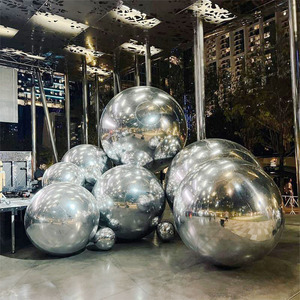 Produit Gagnant décorations de Noël en plein air ballon gonflable géant ensembles de décoration de fête grandes boules miroir - Product Image 1