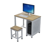 Table et chaise de laboratoire informatique de mobilier scolaire primaire pour l'atelier universitaire de physique pour les étudiants