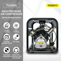 Compresseur d'air PCP TUXING 2200W pour paintball, avec dégonflage automatique, pression réglable, refroidissement par eau/ventilateur, pour tir en extérieur