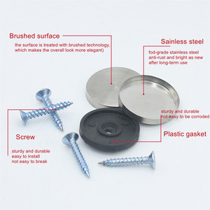 <span class=keywords><strong>Tornillos</strong></span> <span class=keywords><strong>de</strong></span> espejo <span class=keywords><strong>de</strong></span> cristal <span class=keywords><strong>para</strong></span> decoración <span class=keywords><strong>de</strong></span> acero inoxidable, sujetadores <span class=keywords><strong>de</strong></span> clavos, herrajes <span class=keywords><strong>para</strong></span> muebles baratos, fijación <span class=keywords><strong>de</strong></span> <span class=keywords><strong>tapa</strong></span> <span class=keywords><strong>de</strong></span> tornillo publicitario - Product Image 4