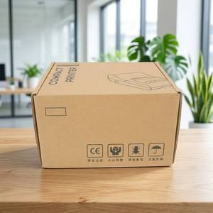 Custom Printed Kraft Corrugated Mailer Tuck Top Folding Cardboard Shipping Packaging Box with Logo for E-commerce - Product Image 1