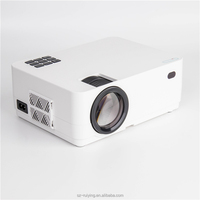 Projecteur LCD WiFi 1080P compatible 4K avec 5G, 200 lumens, design portable pour visionnage de films en extérieur