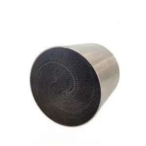 Platinum Palladium Rhodium Metallic honeycomb substrate wholesale catalytic converter for gasoline vehicle three way catalyst