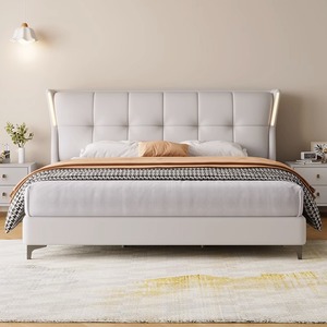 Gunstig modern zacht klein <span class=keywords><strong>bed</strong></span> groot mensengroot zacht <span class=keywords><strong>bed</strong></span> zacht bedframe op de vloer - Product Image 5