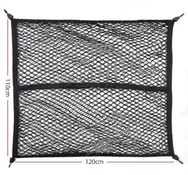 Filet plat double couche avec crochet 110*120