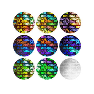 Conception gratuite Guangzhou 3d hologramme autocollant sécurité laser étiquette <span class=keywords><strong>anti</strong></span>-contrefaçon 3d autocollant sceau - Product Image 2
