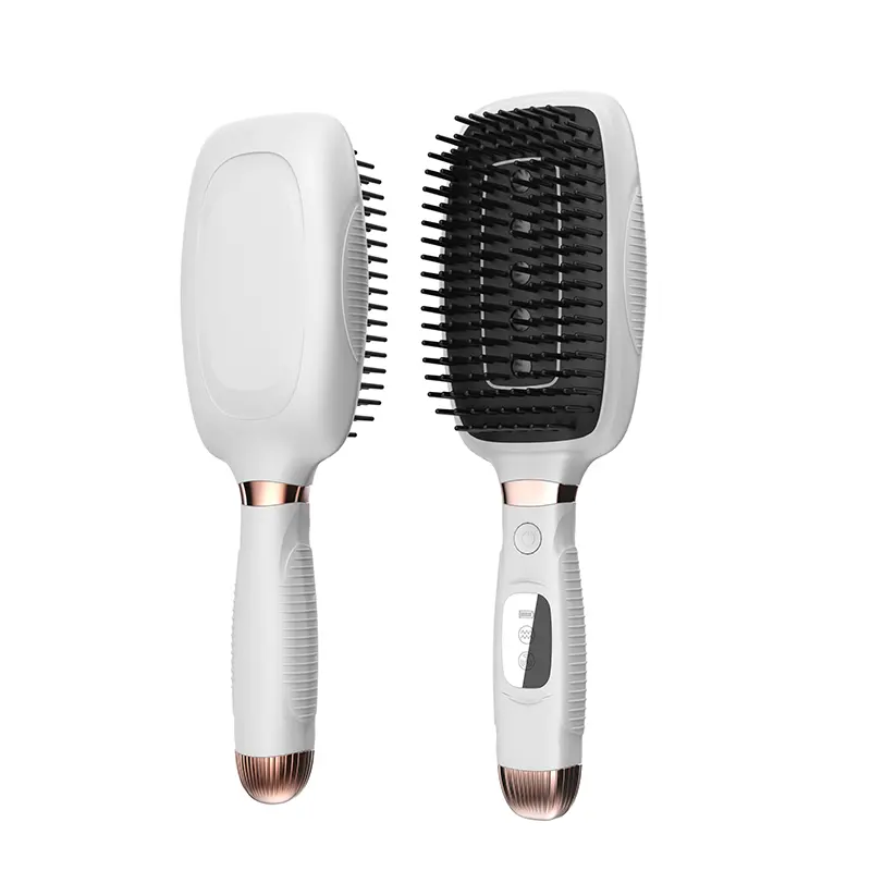 Lazer saç bakımı tarak makinesi ile saç bakımı 4 çekirdek avantajları, titreşim lazer termoterapi EMS kabarık saç
